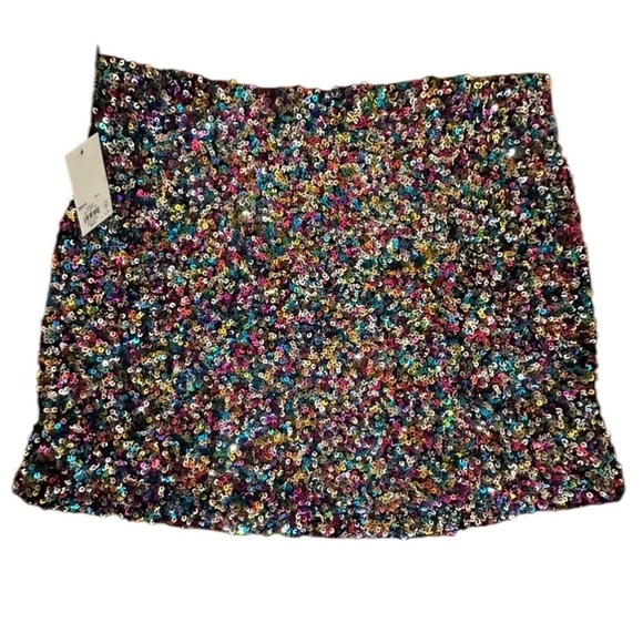 NWT | SO | Women’s Sparkling Sequin Mini Skirt - Size L - Picture 9 of 9
